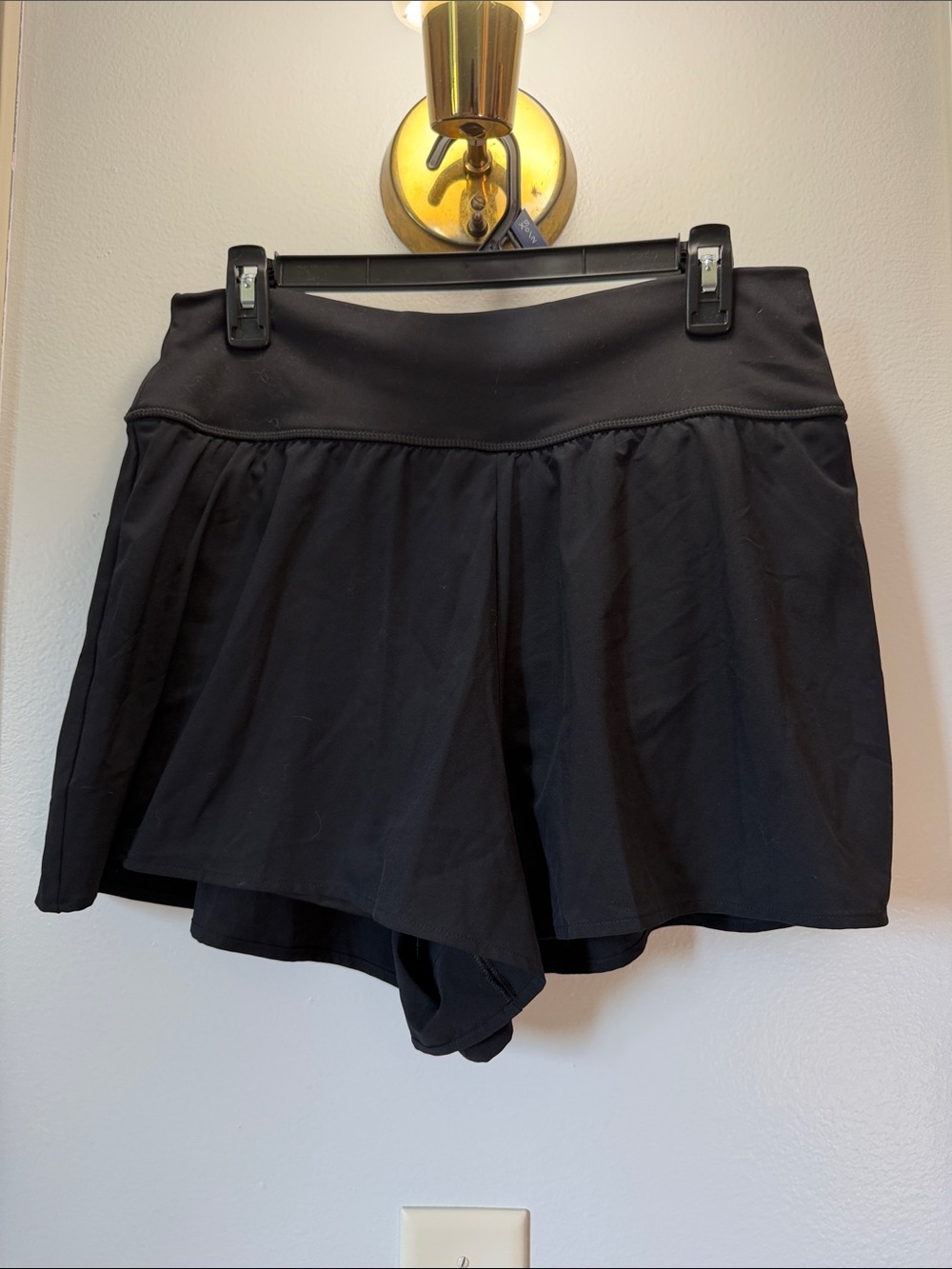 all In Motion Flowy Black Athletic Shorts